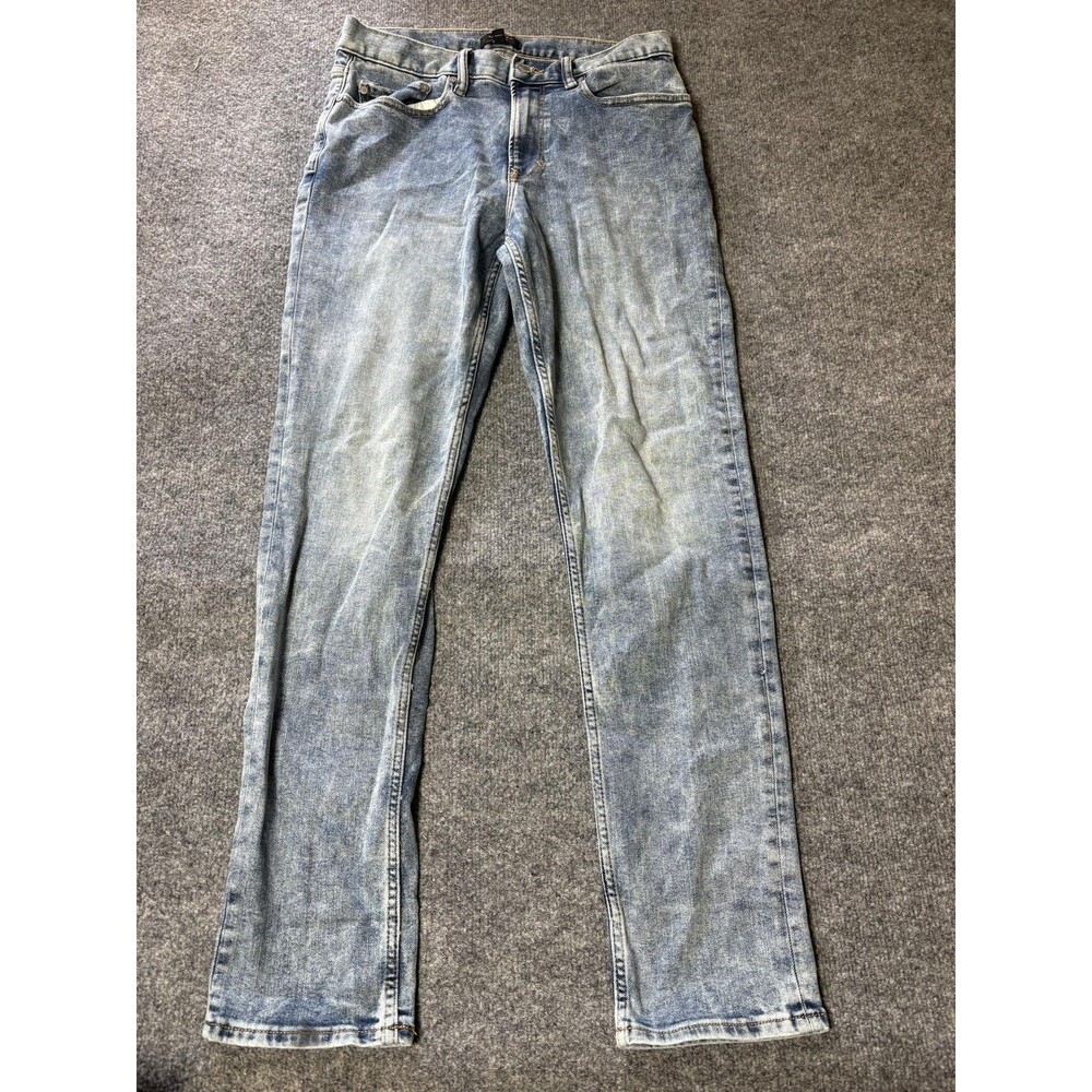 Banana Republic Jeans Mens 31x32 Blue Slim Straight Wash Travel Slim Stretch